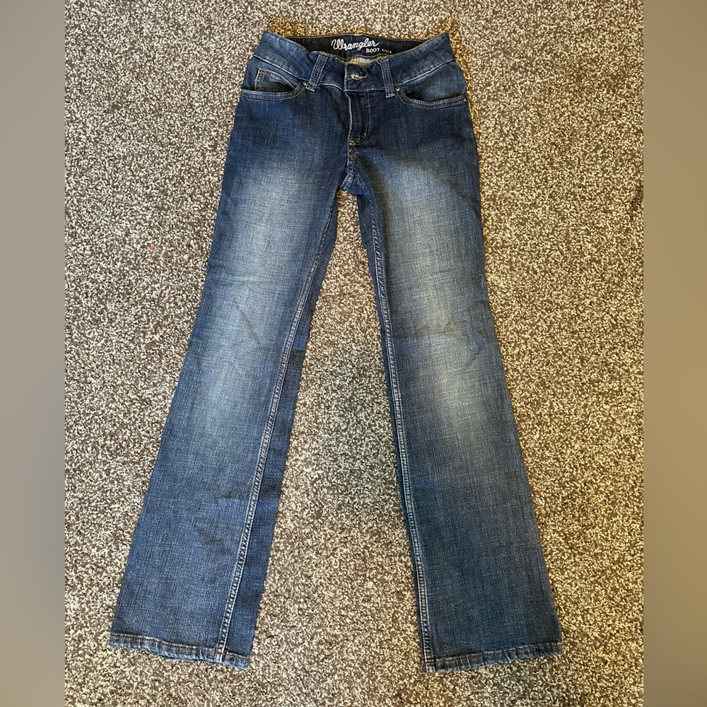 Wrangler Dark Blue Boot Cut Women's Jeans